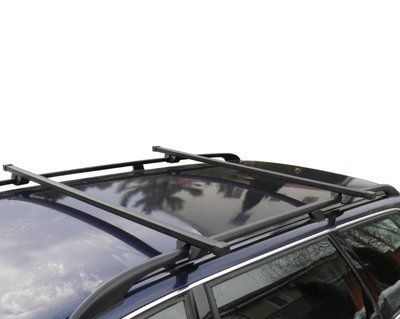 Багажник на крышу Mercedes C-Class 2008-2014 на рейлинги RelM-128-2068 фото