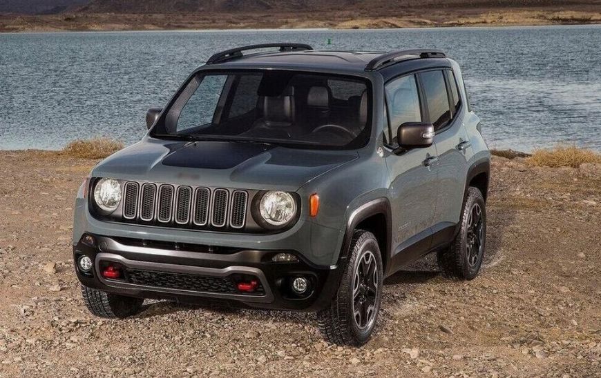 Рейлінги Jeep Renegate 2016- чорні H-16JR-R1B фото