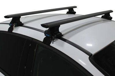 Багажник на гладкий дах Tagaz Sonata 2004-2011 чорний Tropbl120-1317 фото