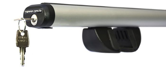 Багажник на крышу Toyota Kluger 2007-2013 на рейлинги Aero R-FIX130-Aero-8341 фото