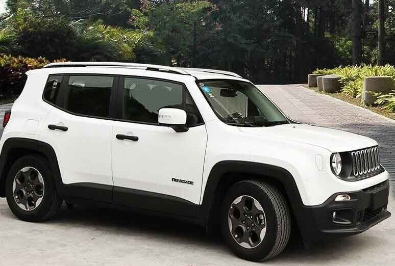 Рейлінги Jeep Renegade 2016- сірі YH-C-029 фото