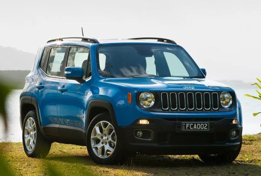 Рейлинги Jeep Renegade 2016- чорные YH-C-029B фото
