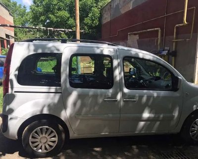 Рейлінги Renault Kangoo 2008- довга база чорний hpb067 фото