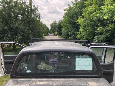 Багажник на гладкую крышу Nissan Navara 2004-2016 Aero Navar_Aero фото