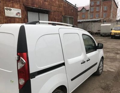 Рейлінги Renault Kangoo 2008- коротка база сірий hpc064 фото