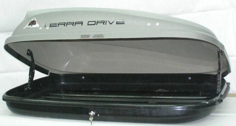 Автобокс Terra Drive 320 л сірий правосторонній TD320GR фото