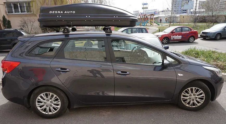 Автобокс Desna-Auto 480 л чорний двосторонній DA480BD фото