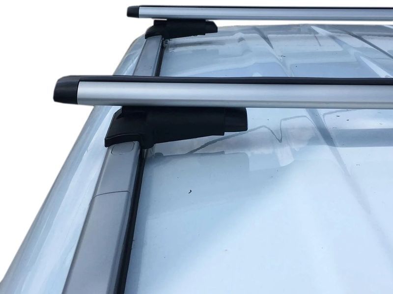 Багажник на крышу Hyundai Santa Fe 2012 - 2019 на интегрированные рейлинги Model-1004 фото