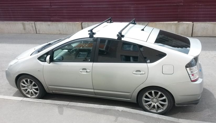 Багажник на гладкий дах Toyota Prius 2007- Camel-130-1715 фото