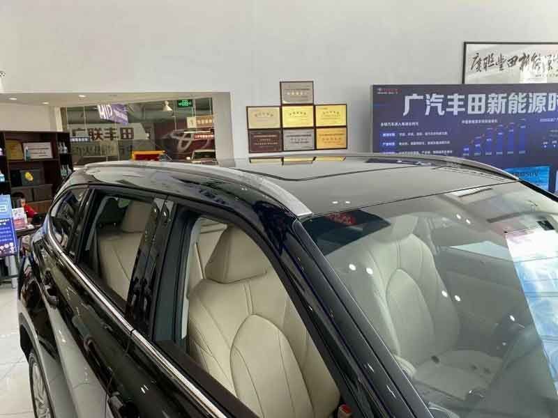 Рейлінги Toyota Highlander 2019- сірі інтегровані YH-C-028 фото