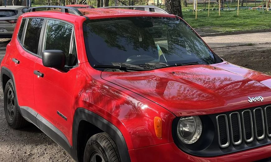 Рейлінги Jeep Renegade чорний Skyport skp255 фото