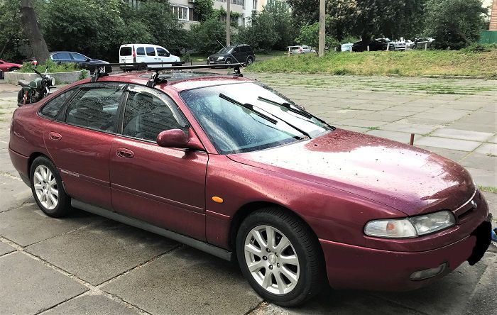 Багажник на гладкую крышу Mazda 626 1997-2002 Camel-130-1670 фото