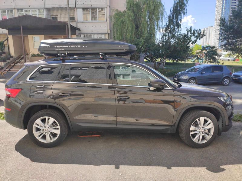 Автобокс Terra Drive 500 л чорний двосторонній TD500BD фото