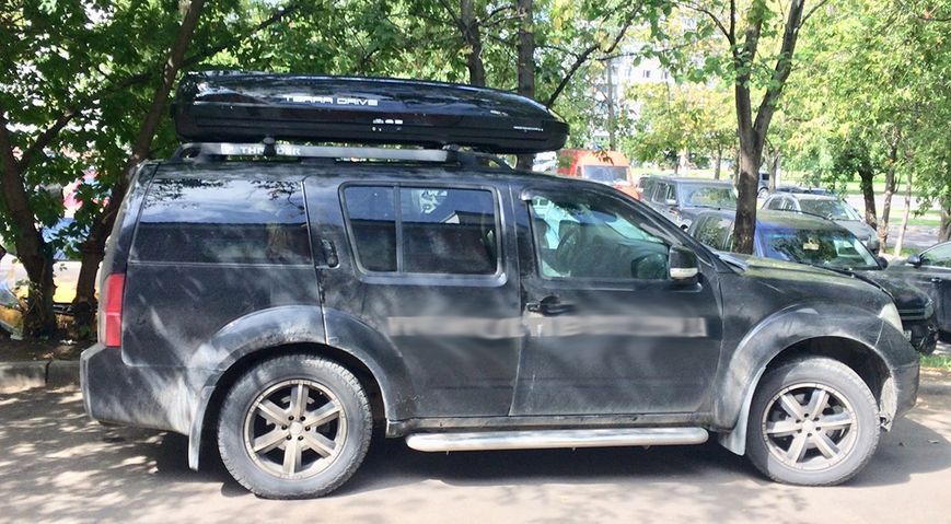 Автобокс Terra Drive 500 л чорний глянцевий двосторонній TD500BRG фото