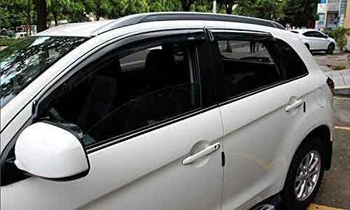 Рейлінги Mitsubishi Outlander Sport 2013- чорні інтегровані YH-B-101B фото
