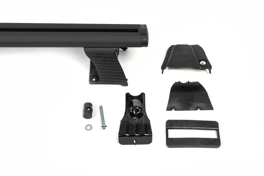 Багажник на гладкий дах Seat Toledo 2005-2012 чорний Asaf-130-1124-Black фото