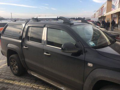 Рейлинги Ford Ranger 2007-2012 Shark Хром (с поперечинами) SRK120312P фото