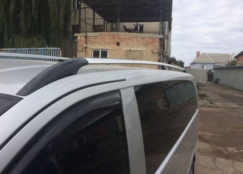 Рейлінги Mercedes Vito (447) 2015- коротка база сірий (оригінальний дизайн) GOLD MR06001S фото