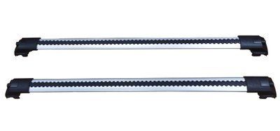 Багажник на крышу Mercedes C-Class 2008-2014 на рейлинги серый Today TD-60440 фото