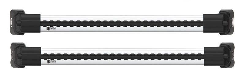 Багажник на крышу Lada Xray 2015 на интегрированные рейлинги серый Turtle TRTL-60908 фото